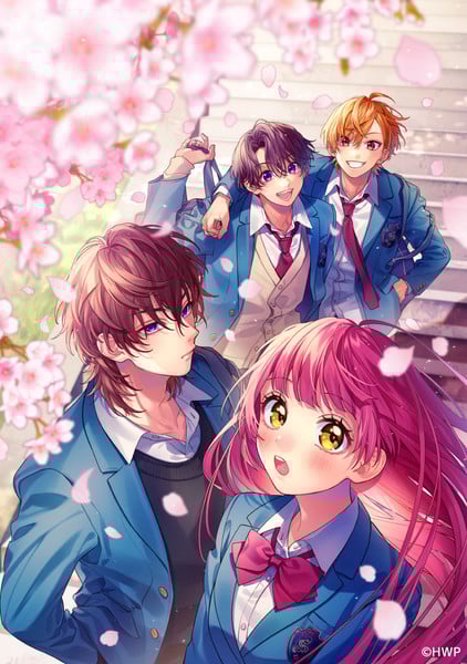 HoneyWorks' "Confess Your Love Committee" project's new key visual