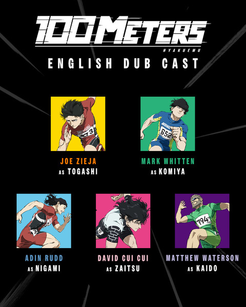 100 Meters English dub cast
