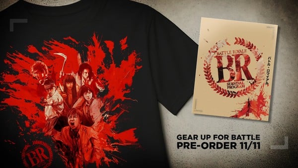 Promotional image for 4K Ultra HD release of Battle Royale