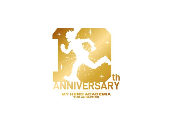 My Hero Academia 10th Anniversary logo