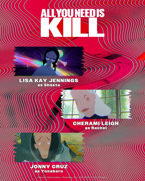 All You Need is Kill English dub cast