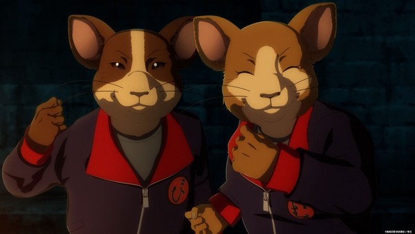 Still of new characters Bean and Wheat from Beastars Final Season