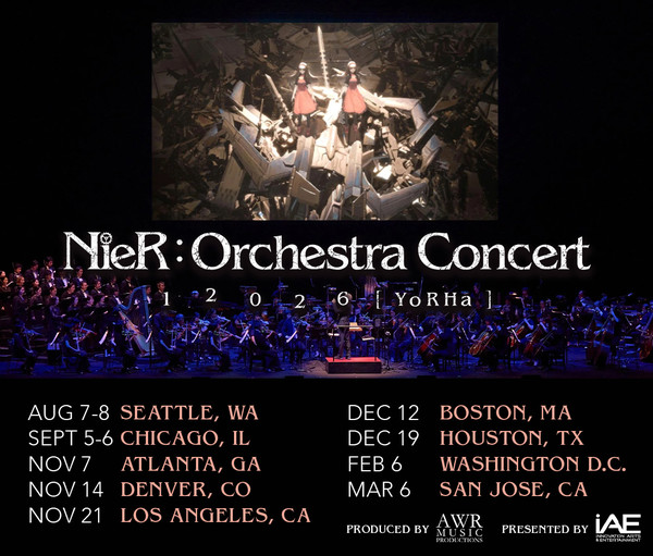 Tour announcement image for NieR:Orchestra Concert 12026 [ YoRHa ]