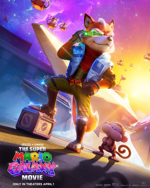 The Super Mario Galaxy Movie Star Fox
