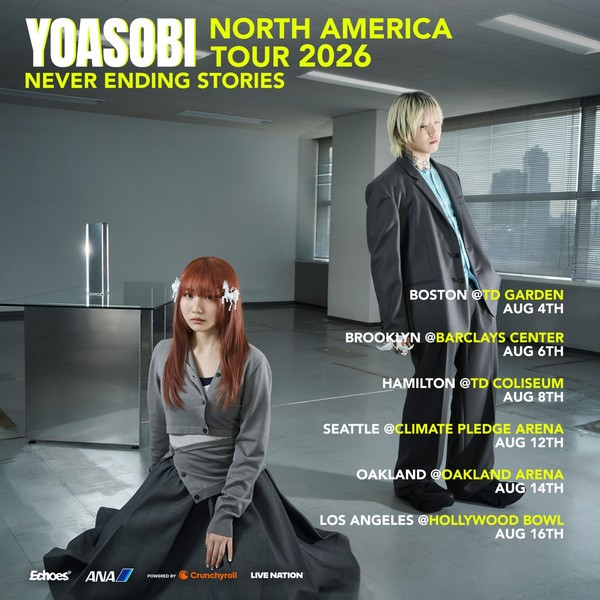 North American tour image for Yoasobi