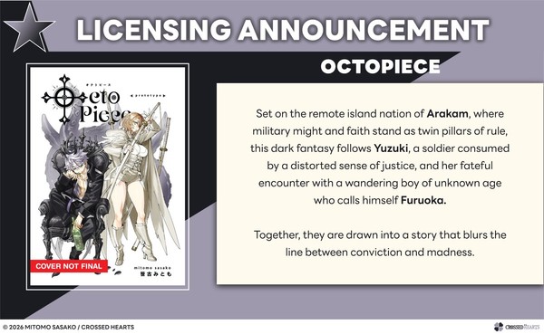 License announcement image for Mitomo Sasako's OctoPiece manga