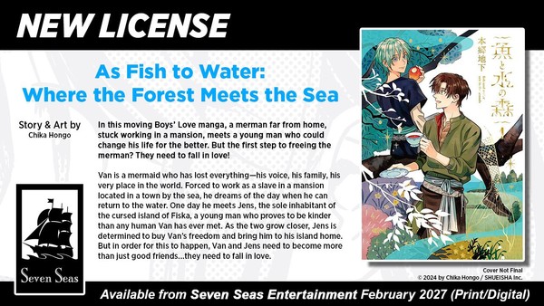 License image for As Fish to Water: Where the Forest Meets the Sea manga