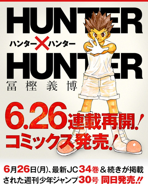- hunter x hunter mangası'nın dönüş yapacağı kesinleşti!! - figurex anime haber