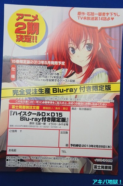 High School DxD: The Series (Blu-ray/DVD, 2013, 4-Disc Set) for