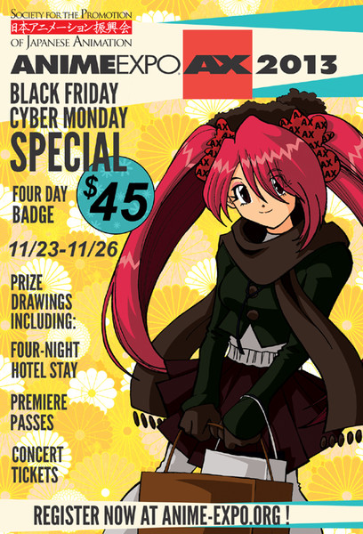 Anime Expo Announces Black Friday – Cyber Monday Registration Special -  Anime News Network