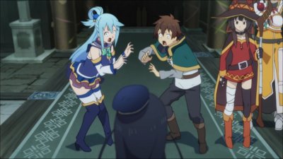 KonoSuba: Fantastic Days! Introducing Kazuma and Aqua 