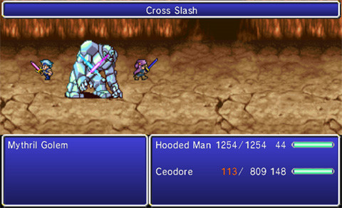 Who could this mysterious hooded man, who shows up during Kain's chapter and knows Cecil, possibly be? Answer: I honestly thought it was Golbez at first.