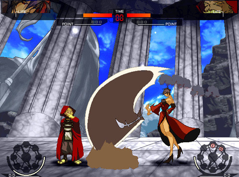 These two are the game's most original characters. Not pictured: Soul Madguy and Kai Kriske.