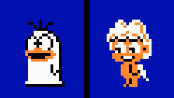 Left: Q-Taro. Right: I hate you, Chubby Cherub.