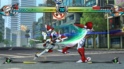 Regular Tekkaman will be turned into a girl in the American version because of his rainbow breastplate.