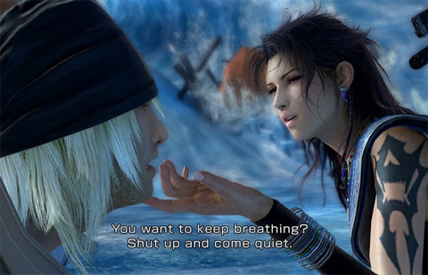 According to Famitsu interviews, Fang was a man in early designs, though she was later made 'more sexy' and heroine Lightning 'less sexy.'