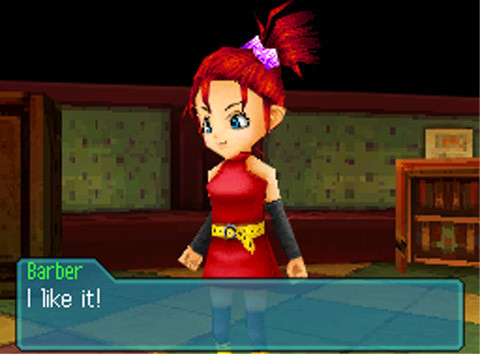 I chose a character that looked like this, except with round, staring eyes that made her seem constantly high.