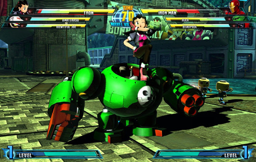 Why they go with this instead of her Misadventures of Tron Bonne robot, I'll never know.
