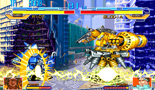 The gutted skyscrapers. The arcs of electricity. This was the best fighting game ever, no matter what Nick Rox said.