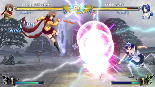 Yes, Akikan is the show where soda cans turn into women when the hero drinks from them. It would make a better fighting game than this generic swill.