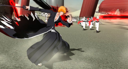 Ichigo's special attack sets up A ROCKIN' GAME OF STRIP VOLLEYBALL