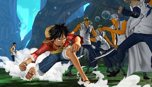 All I really remember about One Piece is what the 4kids opening number told me. Luffy took a bite of gum-gum, apparently.