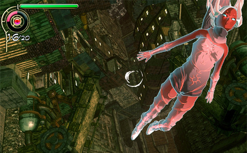 She can control gravity and reverse the film negative!