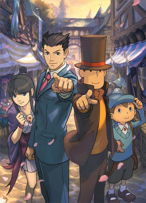 In the end, they're all burned at the stake as heretics, Phoenix for being in league with a witch like Maya, and Layton and Luke for trying to prove that mouse poop DOESN'T cure baldness.