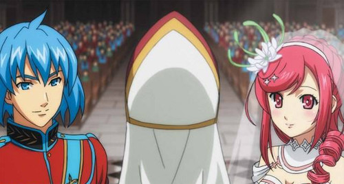 I haven't seen such blatant sexual symbolism in a wedding since Disney's The Little Mermaid.
