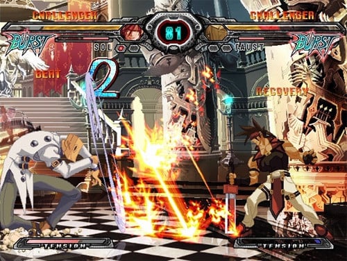 Spoiler: Faust is really Dr. Baldhead and Sol Badguy is a clone of Freddie Mercury.