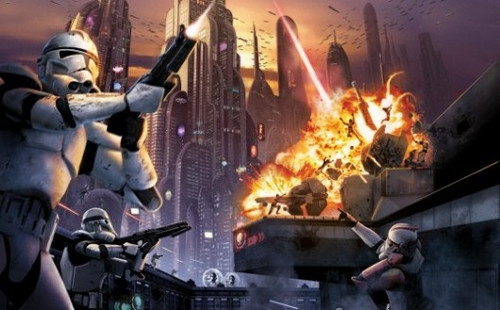 Pictured: Star Wars Battlefront 3, instead of a giant close-up of Jar Jar.