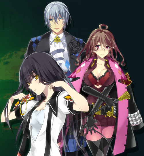 Front to back: Marketable Female Character 1, Marketable Female Character 2, and Guy Who Won't Move As Many Body Pillows So In the Back He Goes.
