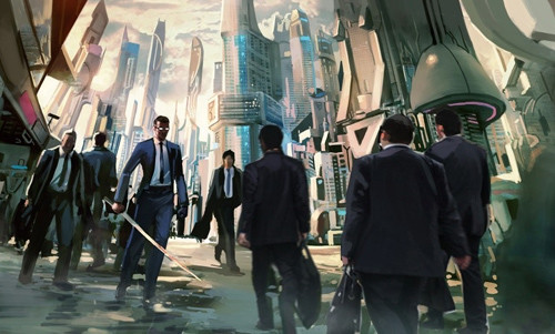 It's Mad Men 2050, the new comic series from Dark Horse! Don Draper is cryogenically frozen and thawed out decades in the future, when...