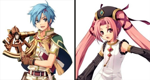 Not gonna lie. I was more interested in the game when early reports suggested that Nayuta (left) was a woman. At least that would be different. And similar to Popful Mail.