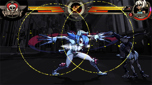 Admittedly, this isn't much trashier than what you'd see in Arcana Heart. Or a Troma film.