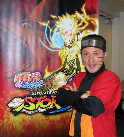 I'd say Mr. Matsuyama has a better reason to dress up as Naruto than just about any cosplayer.
