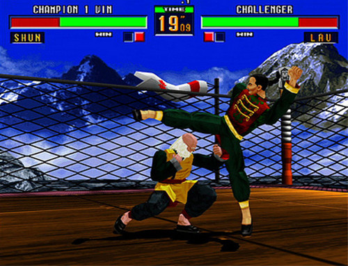 Virtua Fighter 2 is also good if you want a game where old dudes punch people in the crotch. Your options for that are limited.