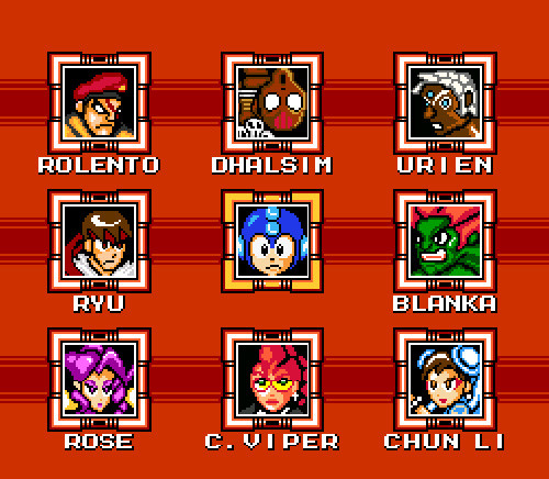 C. Viper and Mega Man's staring contest is the game's toughest boss battle.