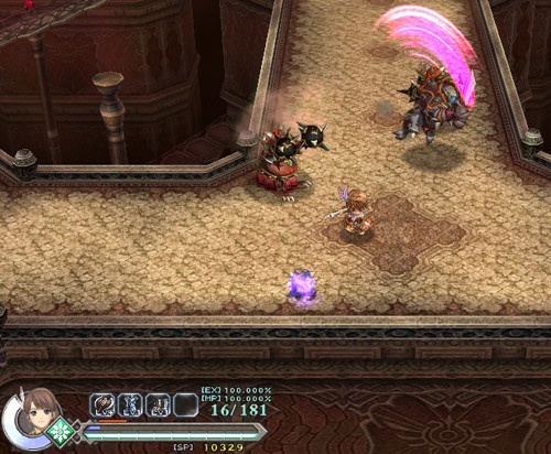 Yunica sets forth for monster-slaying properly bundled up with mittens and a shawl.