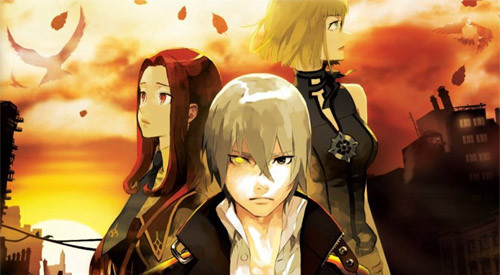 Strange that they put these two on the cover with the hero when (SPOILER) the tanned, fortune-telling blonde girl is his closest love interest.