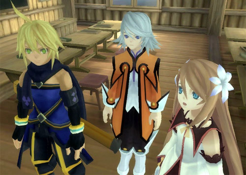 Left to Right: Sequel Character One, Raine Sage, and Sequel Character 2.