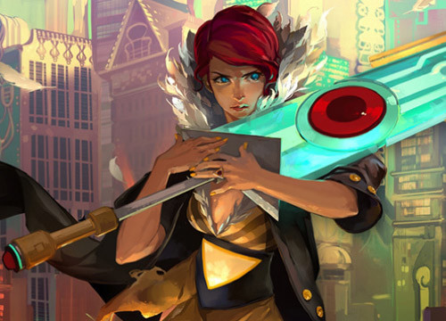 No, I didn't mix up the art and put a Final Fantasy character here. This is from Transistor.