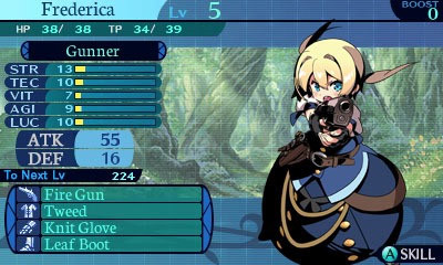 Some think Frederica is supposed to be the fantasy-girlfriend of the game, but consider this: Raquna likes eating, lazing around, and boozing it up, AND she's rich. C'mon.
