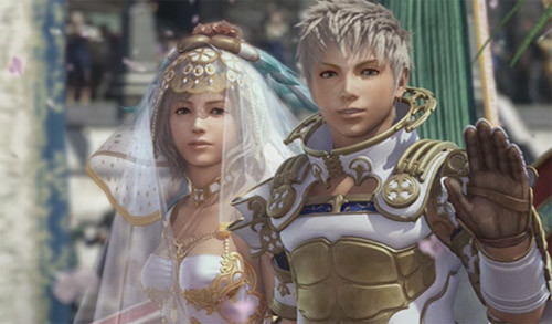 OK, I confess, I never played Final Fantasy XII before, but I just started it. I sure hope NOTHING happens to drive apart this happy couple!