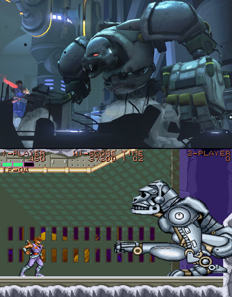 Rather rude of Hiryu to interrupt the robo-gorilla on the toilet