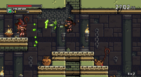 No, don't shoot her! That's Francesca from The Krion Conquest! She just wants to save the world and rip off Mega Man!