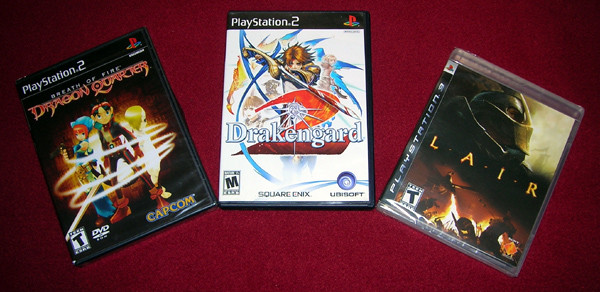 That's a second-hand copy of Drakengard 2, yes. My apologies. It's a hard game to find brand new.