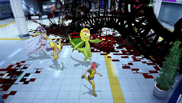 No, those are YOUR monster allies! Don't run! On second thought, that flower thing is a nightmare. Run like hell.