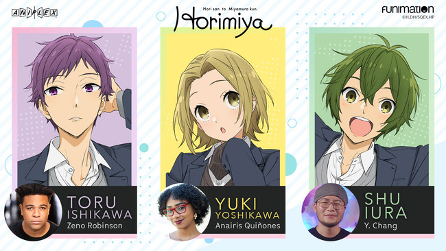 Funimation Announces Horimiya TV Anime's English Dub - News - Anime